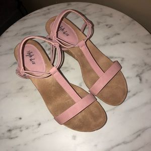 Pink wedges